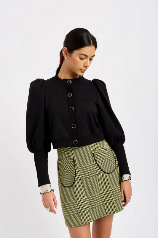 Polly Cardigan Black sold by Eliza Faulkner