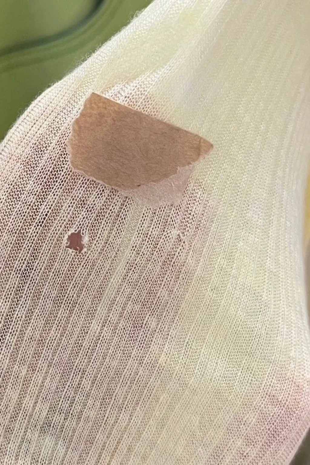 Imperfect Shortsleeve Rib Tee Butter Yellow sold by Eliza Faulkner product image thumbnail 2