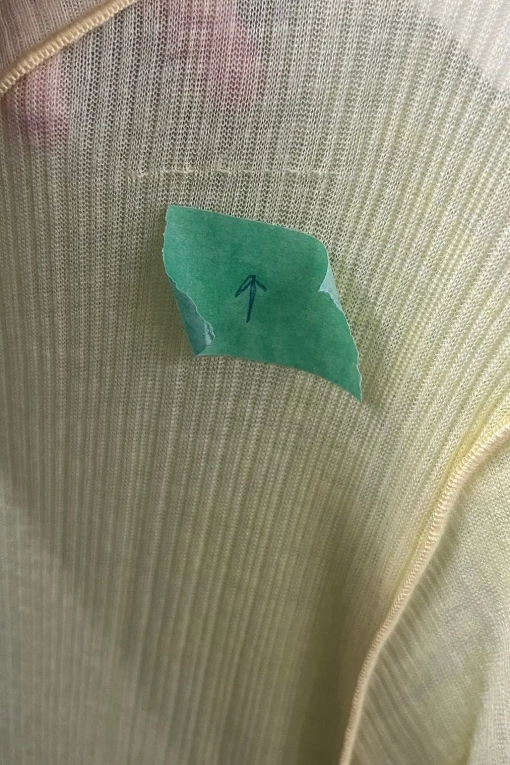 Imperfect Shortsleeve Rib Tee Butter Yellow sold by Eliza Faulkner product image thumbnail 3