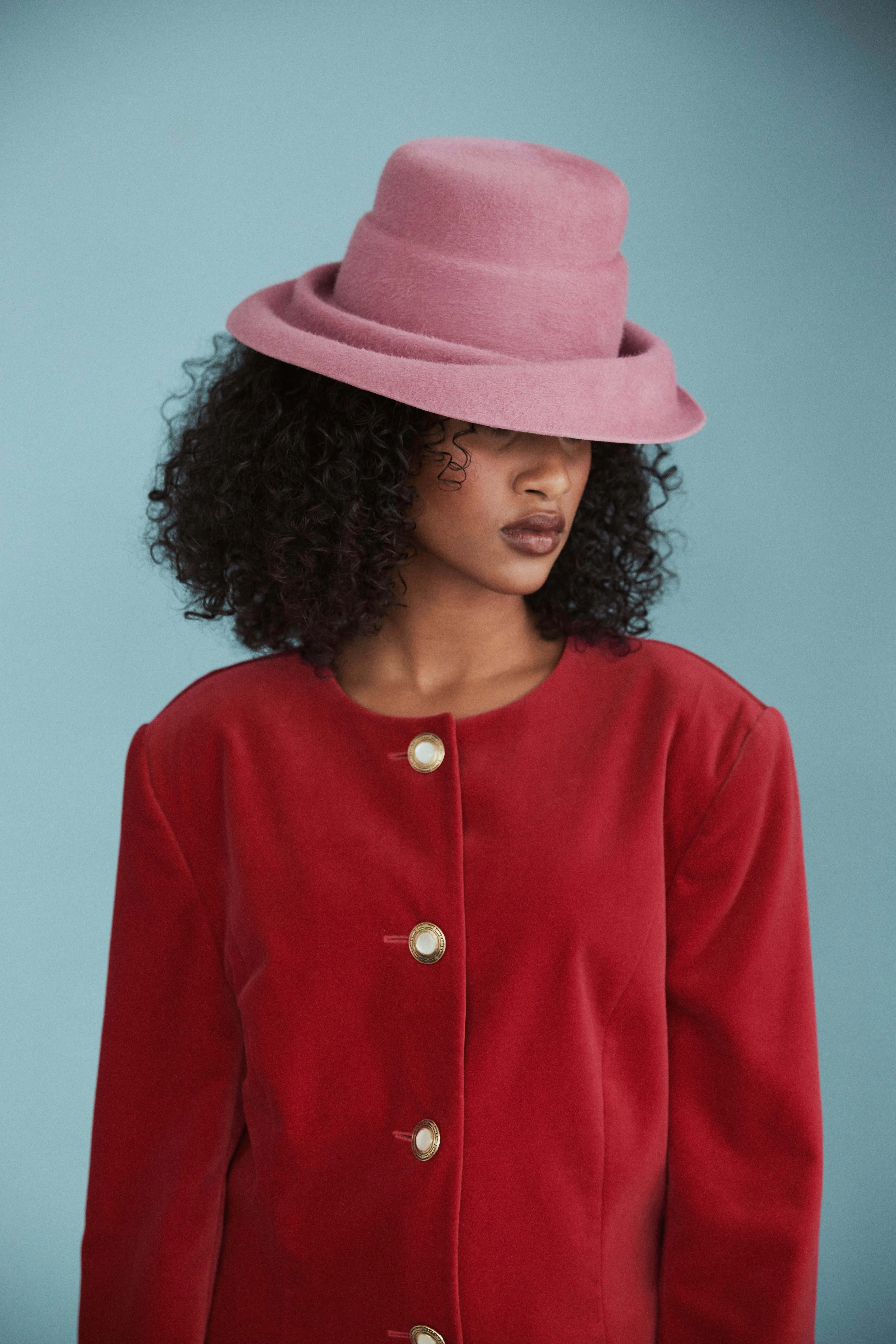 Ripple - Pink (SIZE SMALL) sold by Heirloom Hats product image thumbnail 2