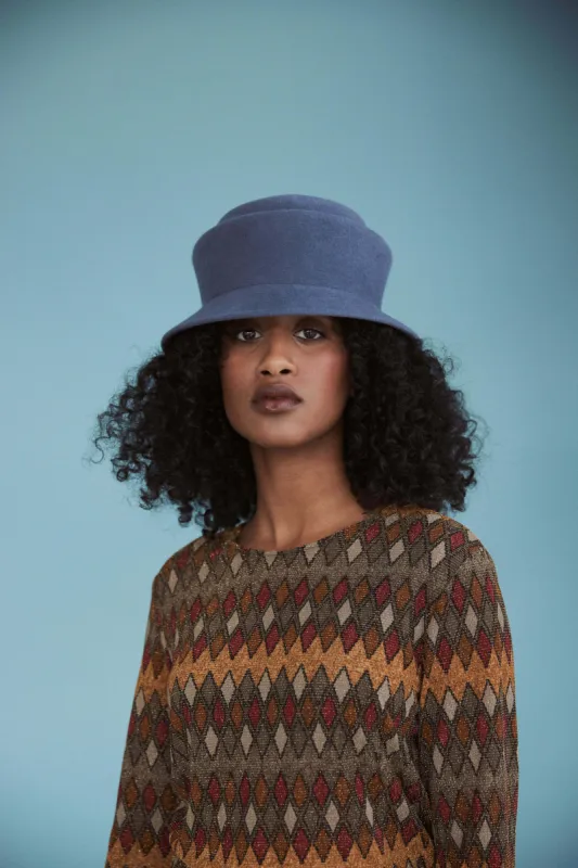 Liz - Steel blue sold by Heirloom Hats