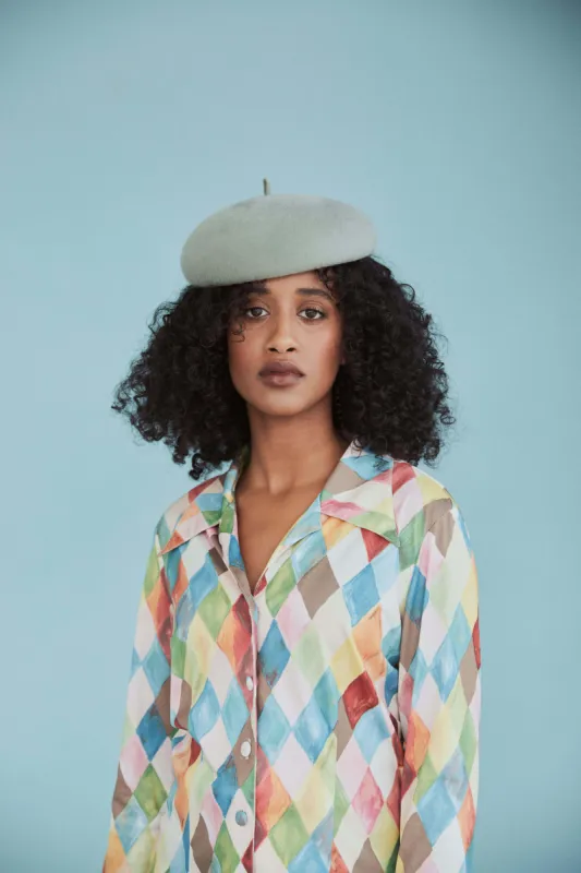 Medulla - Sage green sold by Heirloom Hats