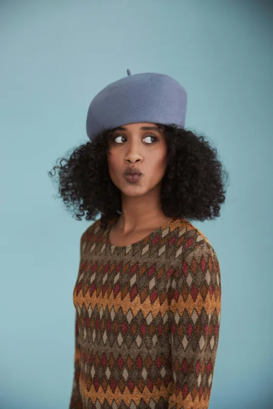 Harbin - Steel blue (SIZE MEDIUM) sold by Heirloom Hats