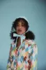 Shepherd's daughter bonnet - Blue and white houndstooth wool sold by Heirloom Hats