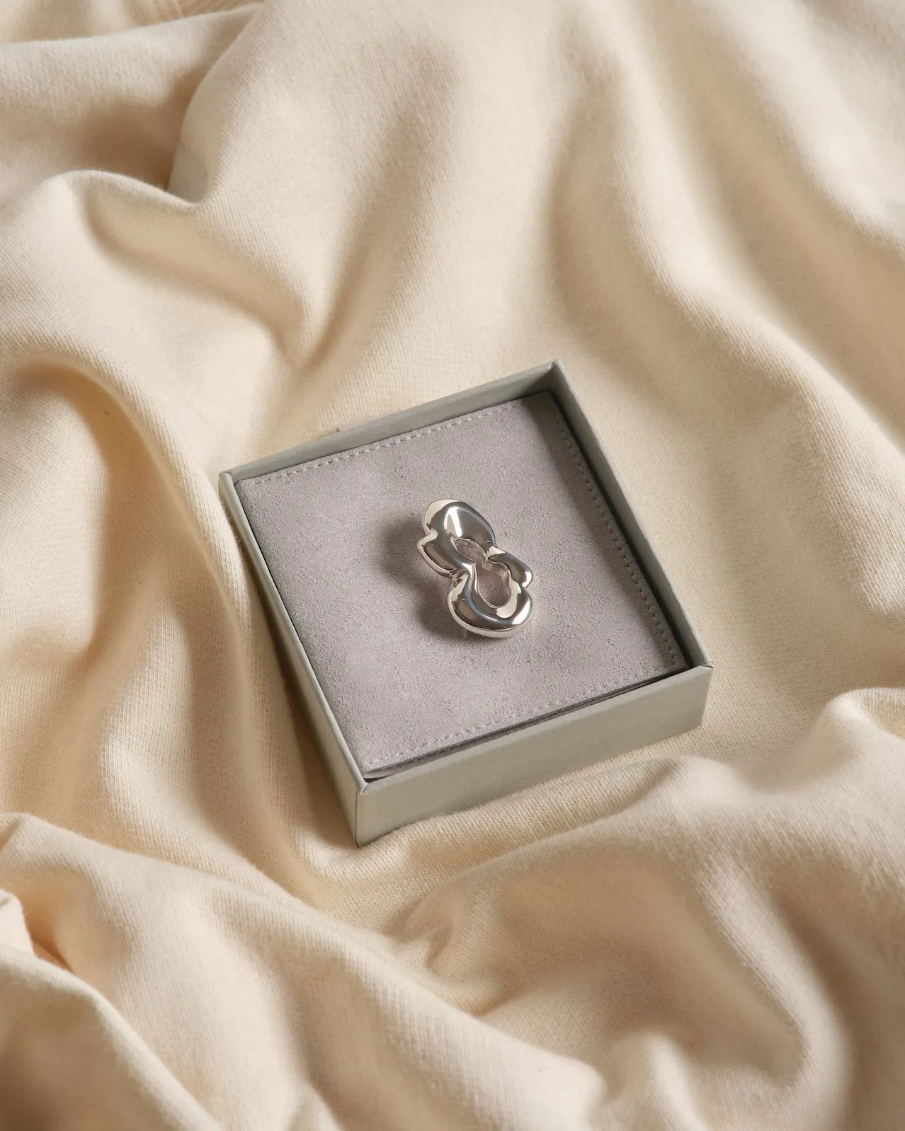 Heirloom Hats X Seola Atelier | Sculptural Sterling Silver Brooches – Utrecht, Gongga & Cuillin sold by Heirloom Hats product image thumbnail 5