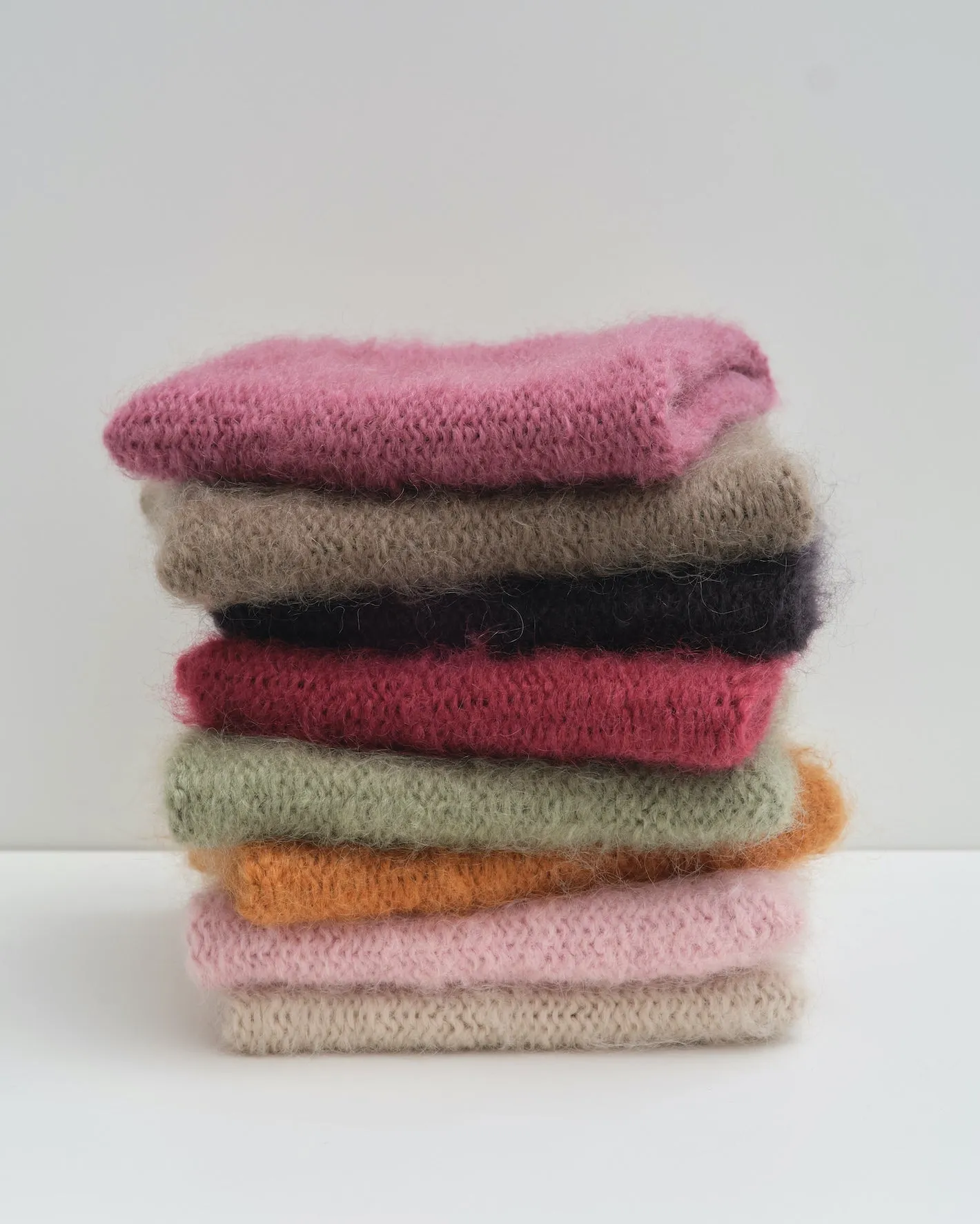 Purr mohair beanie | Plum sold by Heirloom Hats product image thumbnail 5