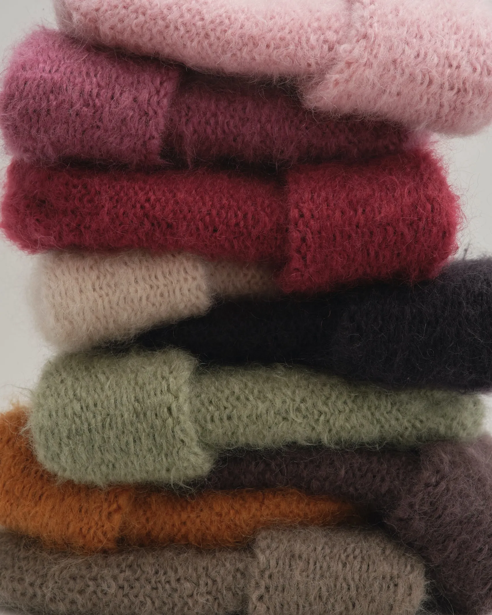 Cloud mohair beanie | Oat sold by Heirloom Hats product image thumbnail 4