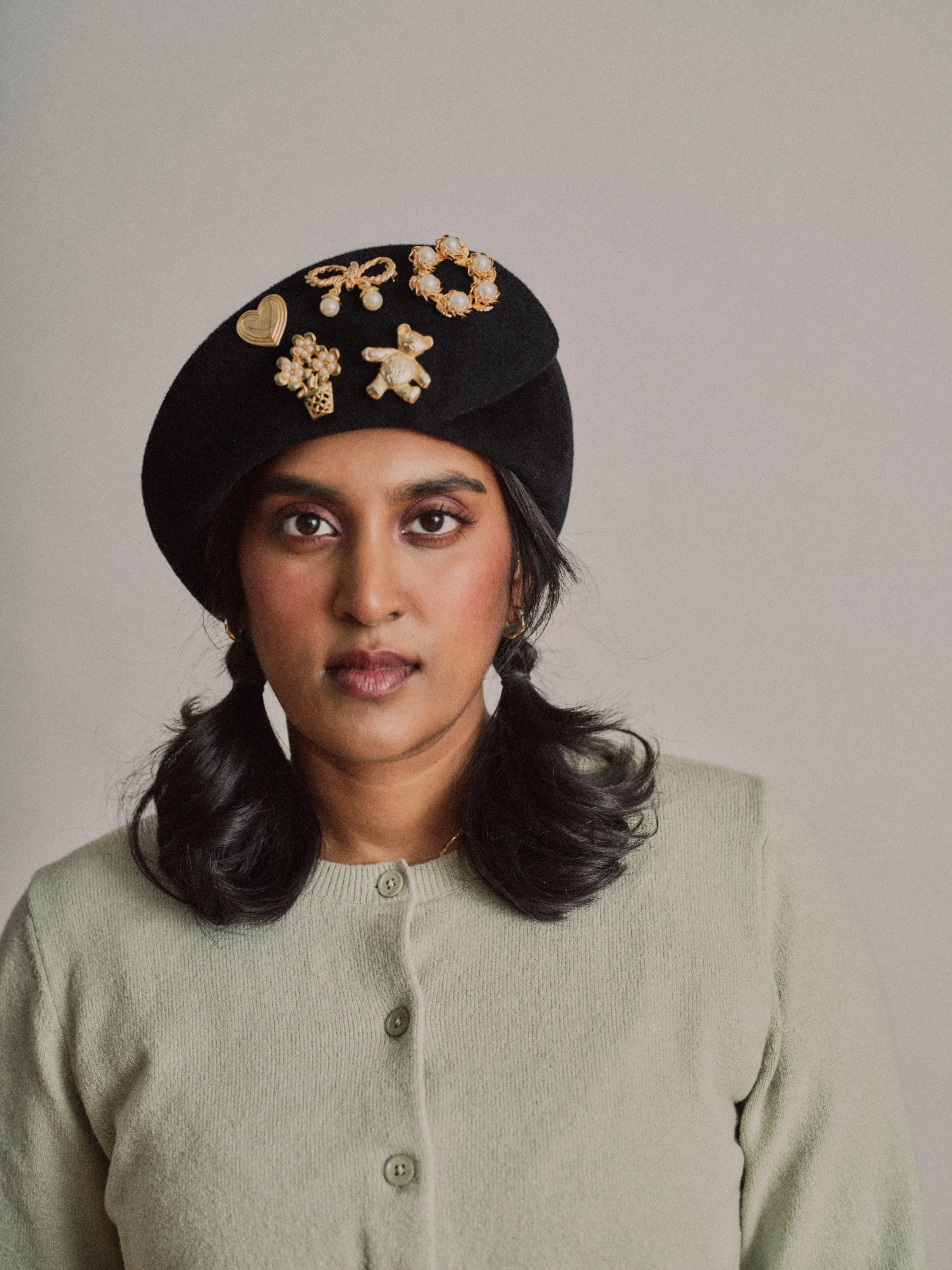 Arc - Brimless Felt Hat - Black sold by Heirloom Hats product image thumbnail 5