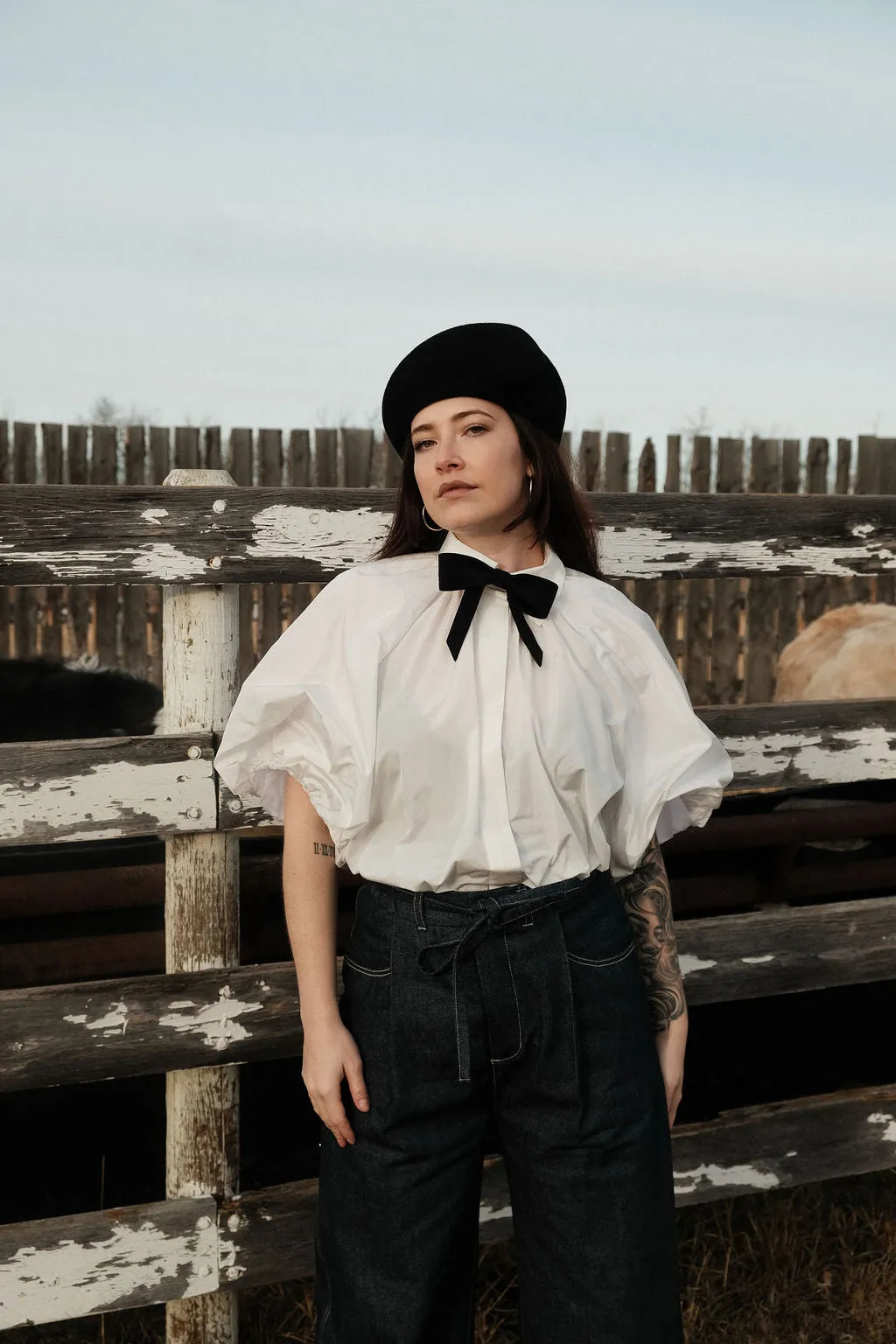 Arc - Brimless Felt Hat - Black sold by Heirloom Hats product image thumbnail 2