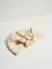Parelli knotted turban hat - Cream linen sold by Heirloom Hats