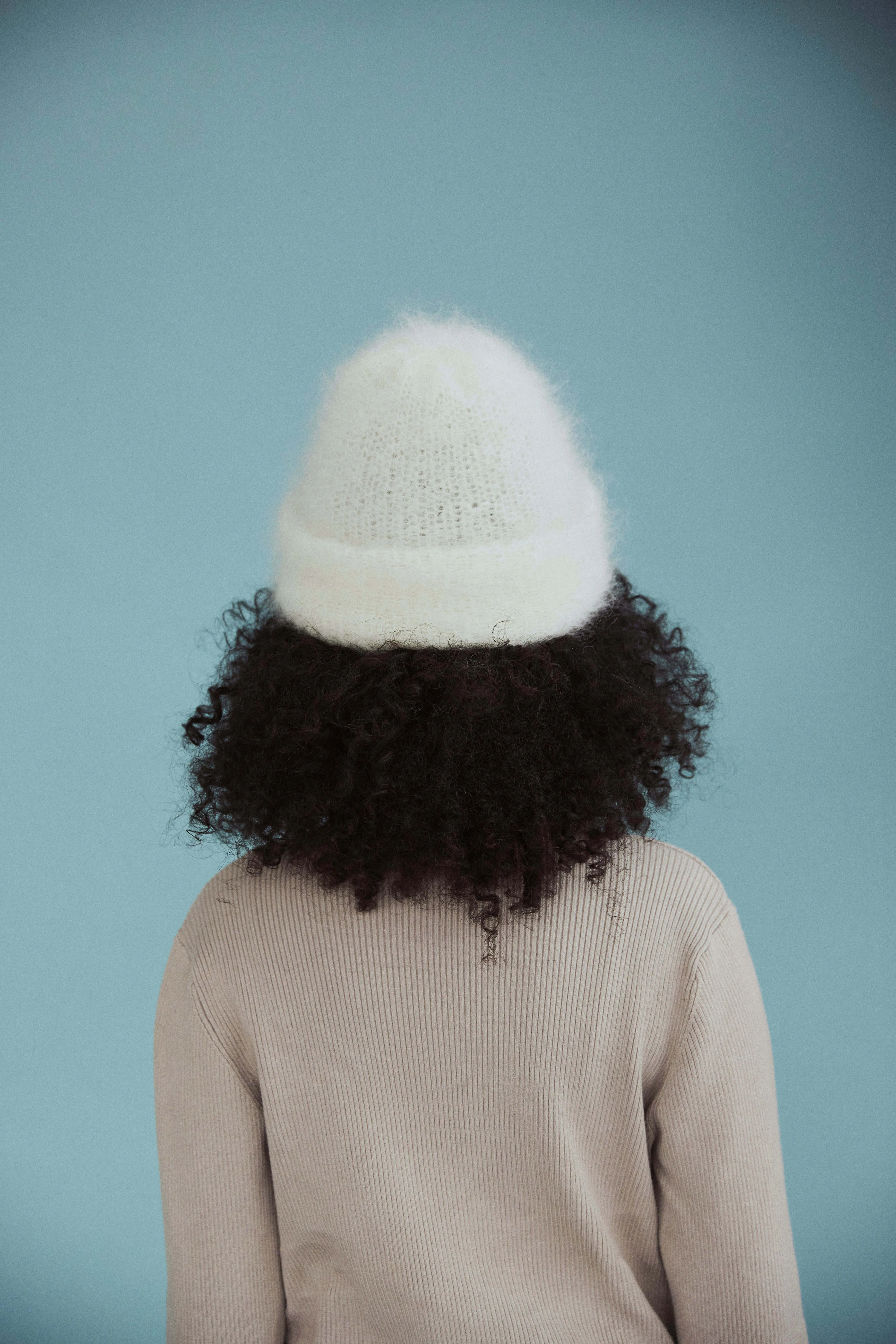 Cloud mohair beanie | Winter bunny sold by Heirloom Hats product image thumbnail 3