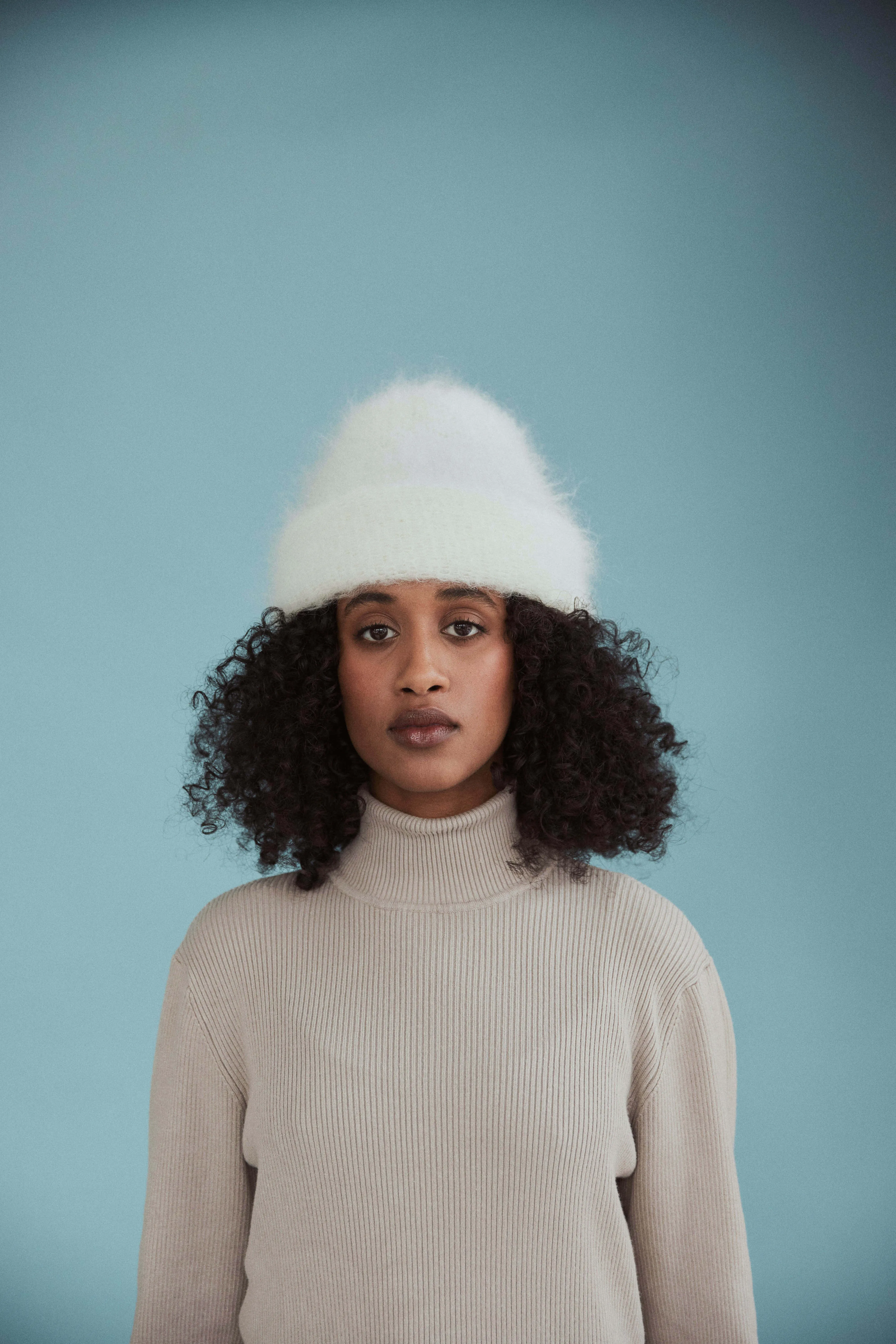 Cloud mohair beanie | Winter bunny sold by Heirloom Hats product image thumbnail 2