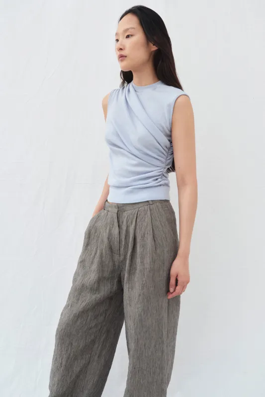 Vita Knitted Top Soft Blue sold by TOVE