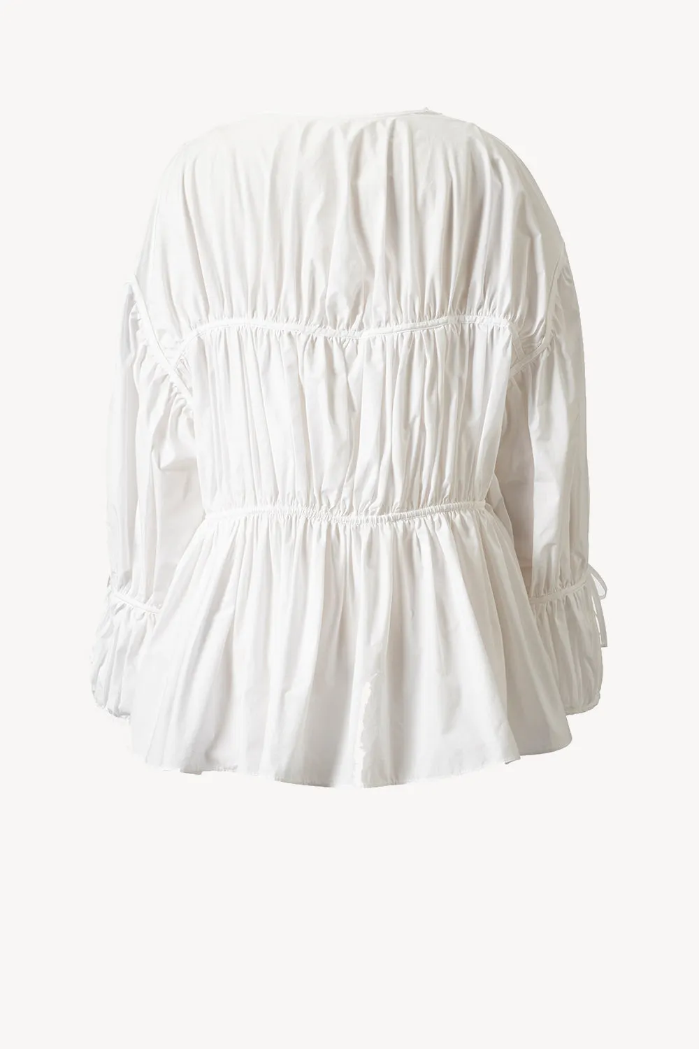 Cleo Top Organic Cotton White sold by TOVE product image thumbnail 2