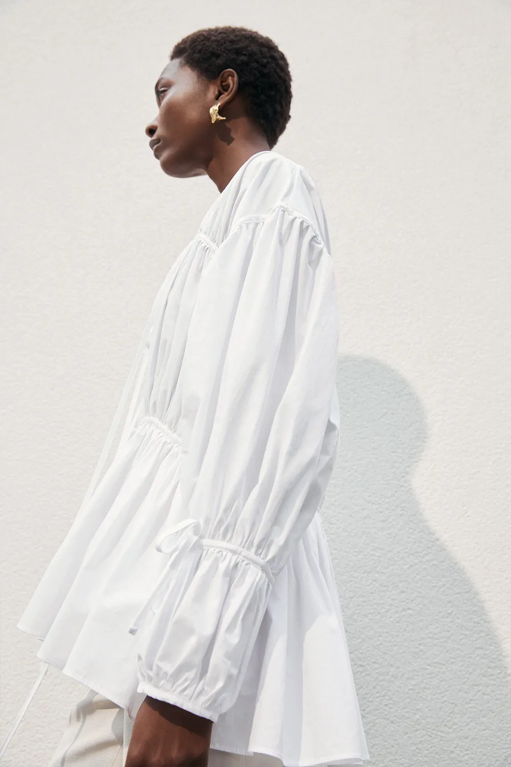 Cleo Top Organic Cotton White sold by TOVE product image thumbnail 4