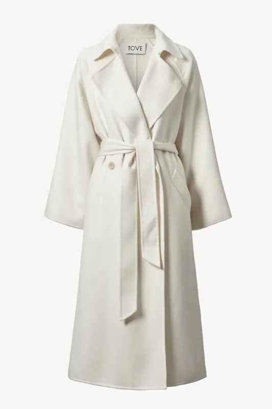 Pia Coat Ivory sold by TOVE