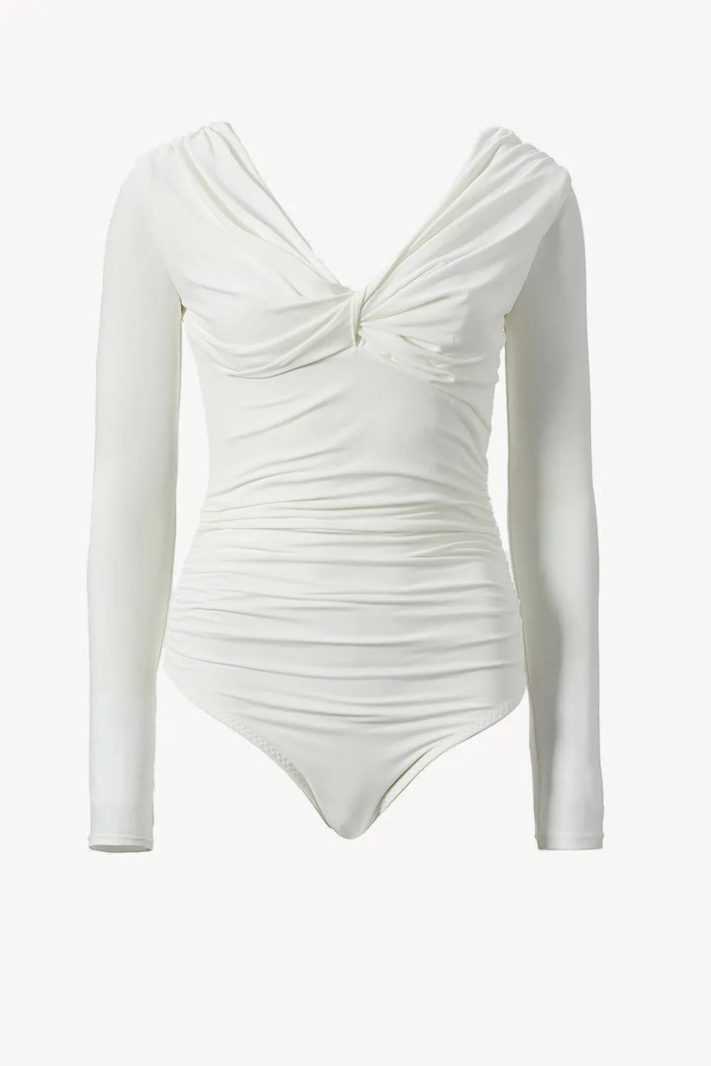 Elyse Bodysuit Ivory sold by TOVE