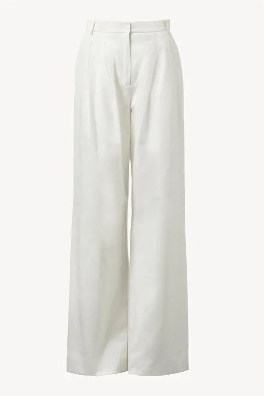 Liza Trouser White sold by TOVE