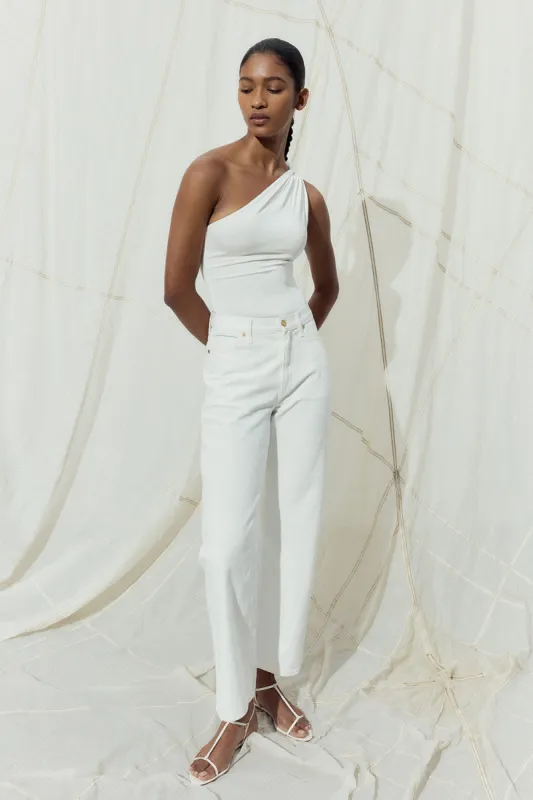 Lior Bodysuit White sold by TOVE