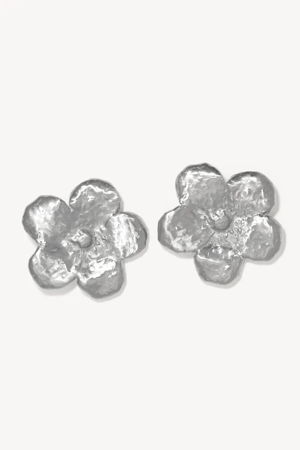 Flower Earrings Silver sold by TOVE
