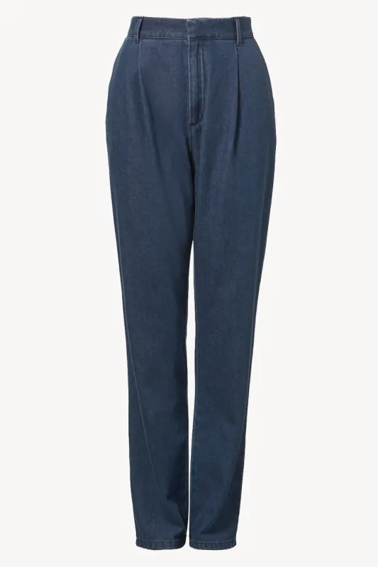 Maggie Denim Trouser Mid Blue sold by TOVE