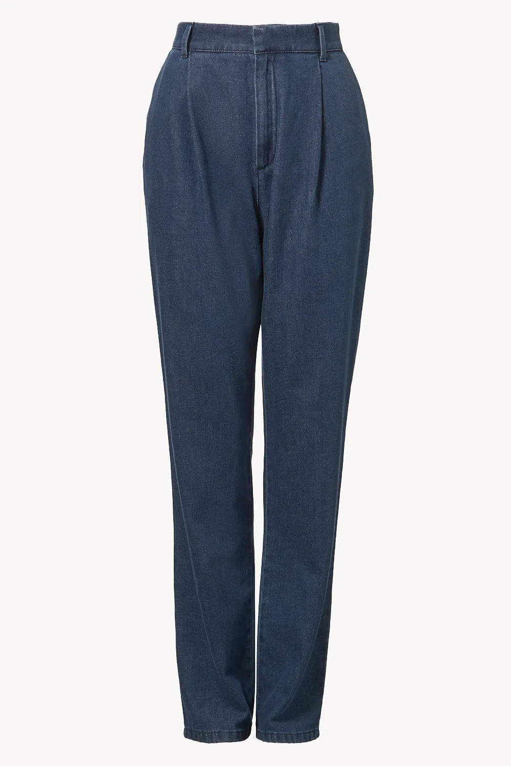 Maggie Denim Trouser Mid Blue sold by TOVE