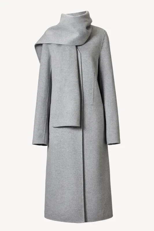 Mio Signature Scarf Coat Grey sold by TOVE