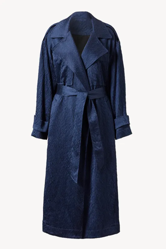 Mara Trench Navy sold by TOVE