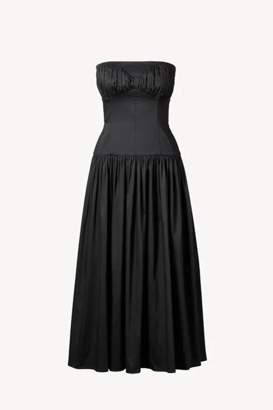 Lauryn Dress Black sold by TOVE
