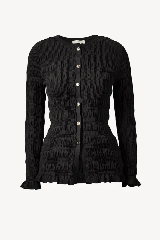 Evanne Cardigan Navy made by TOVE