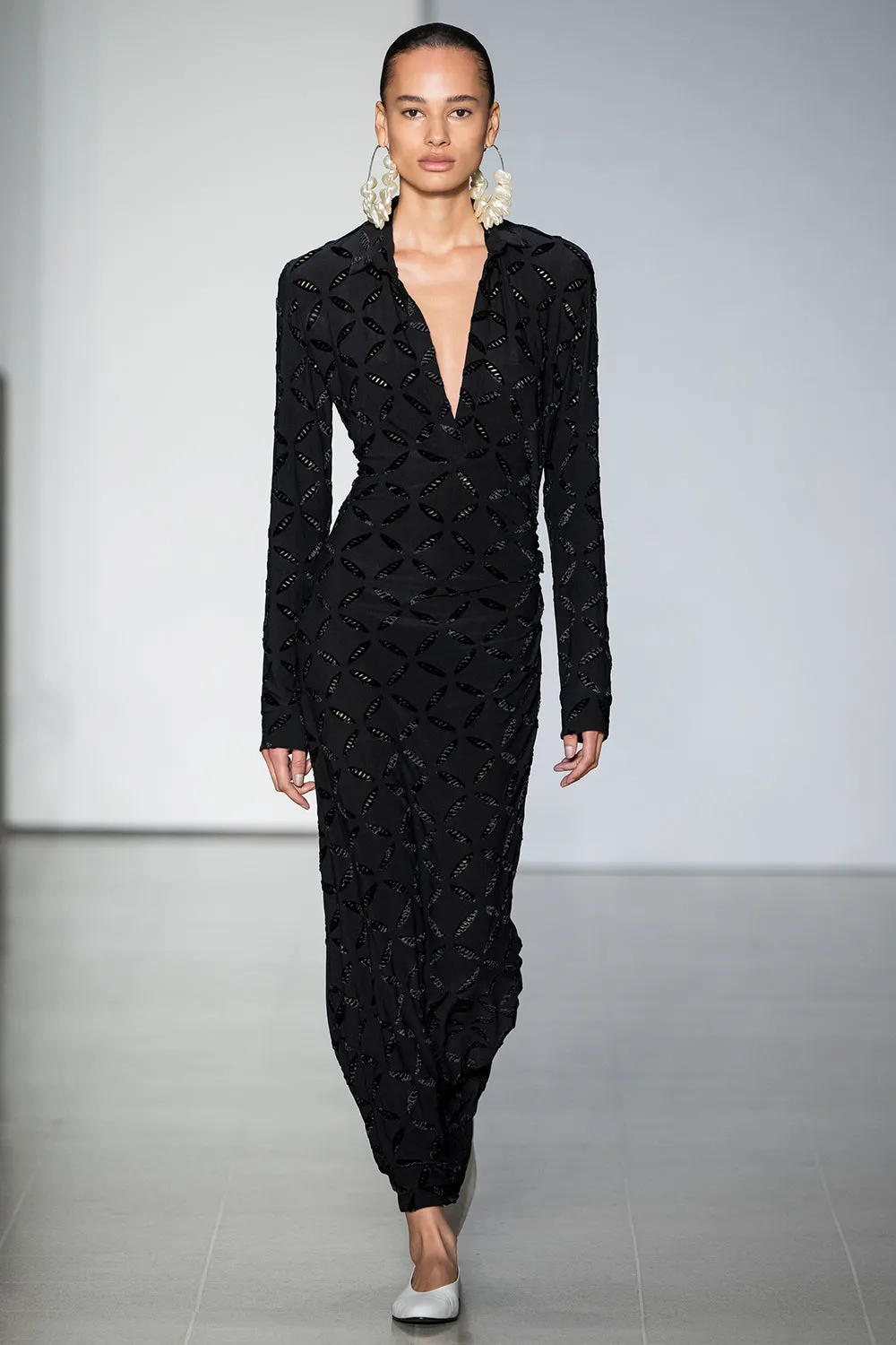 Anna Mary Dress Black sold by TOVE