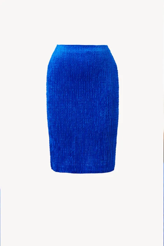 Emma Skirt Deep Blue sold by TOVE