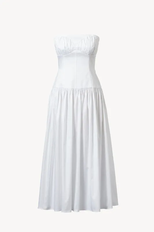 Lauryn Dress White sold by TOVE