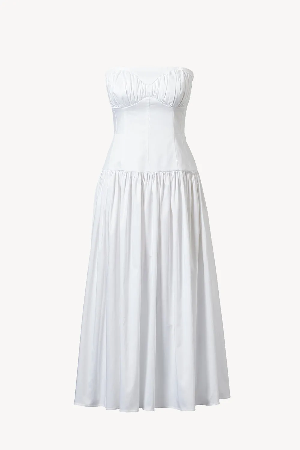 Lauryn Dress White sold by TOVE