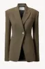 Elda Jacket Dark Olive sold by TOVE
