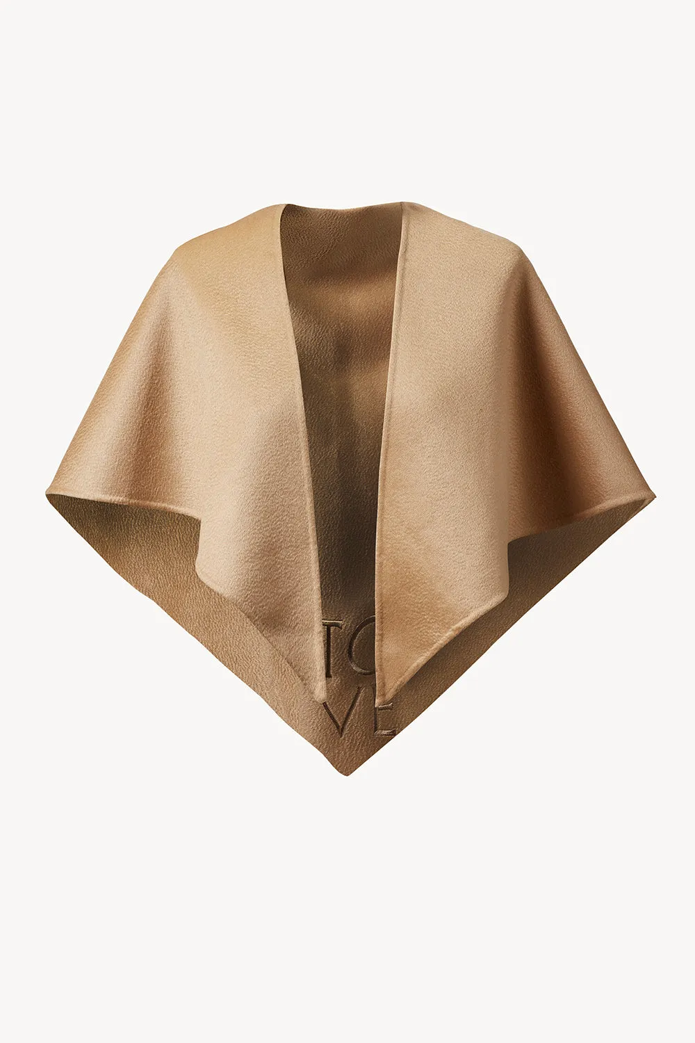 Anny Embroidered Scarf Camel sold by TOVE