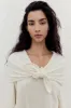 Malia Cashmere Top Cream sold by TOVE
