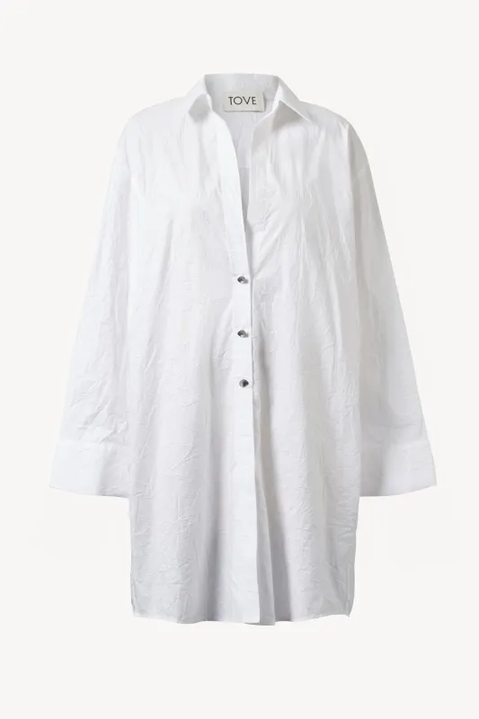 Georgina Shirt White sold by TOVE