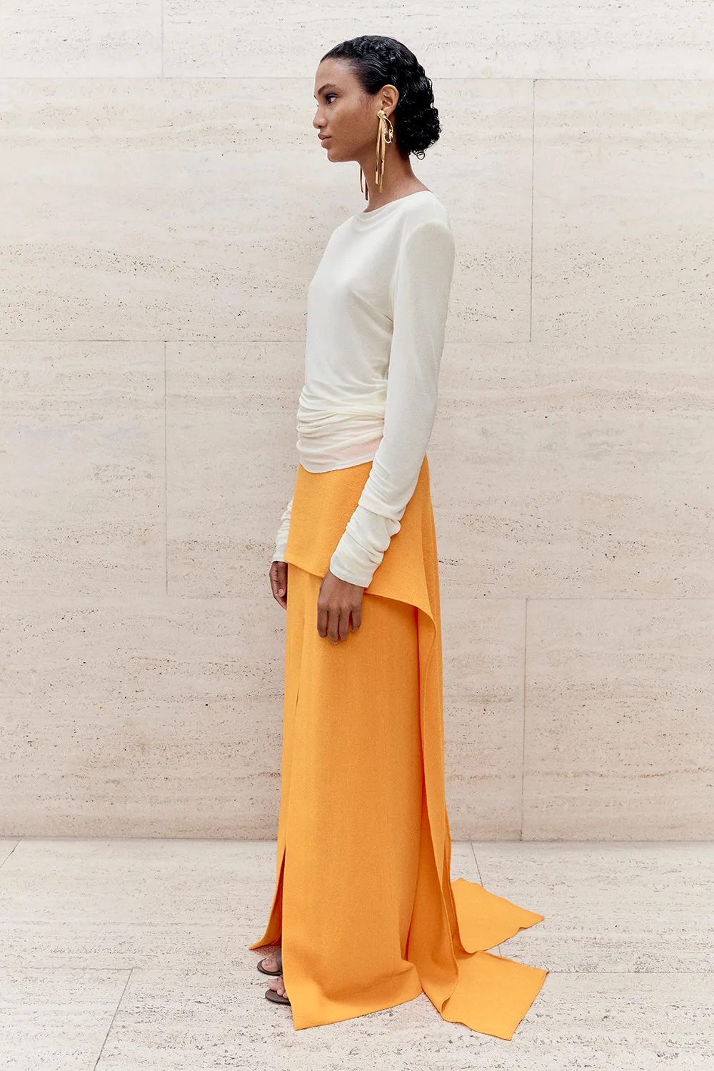 Rosalie Jersey Top Lemon sold by TOVE product image thumbnail 2