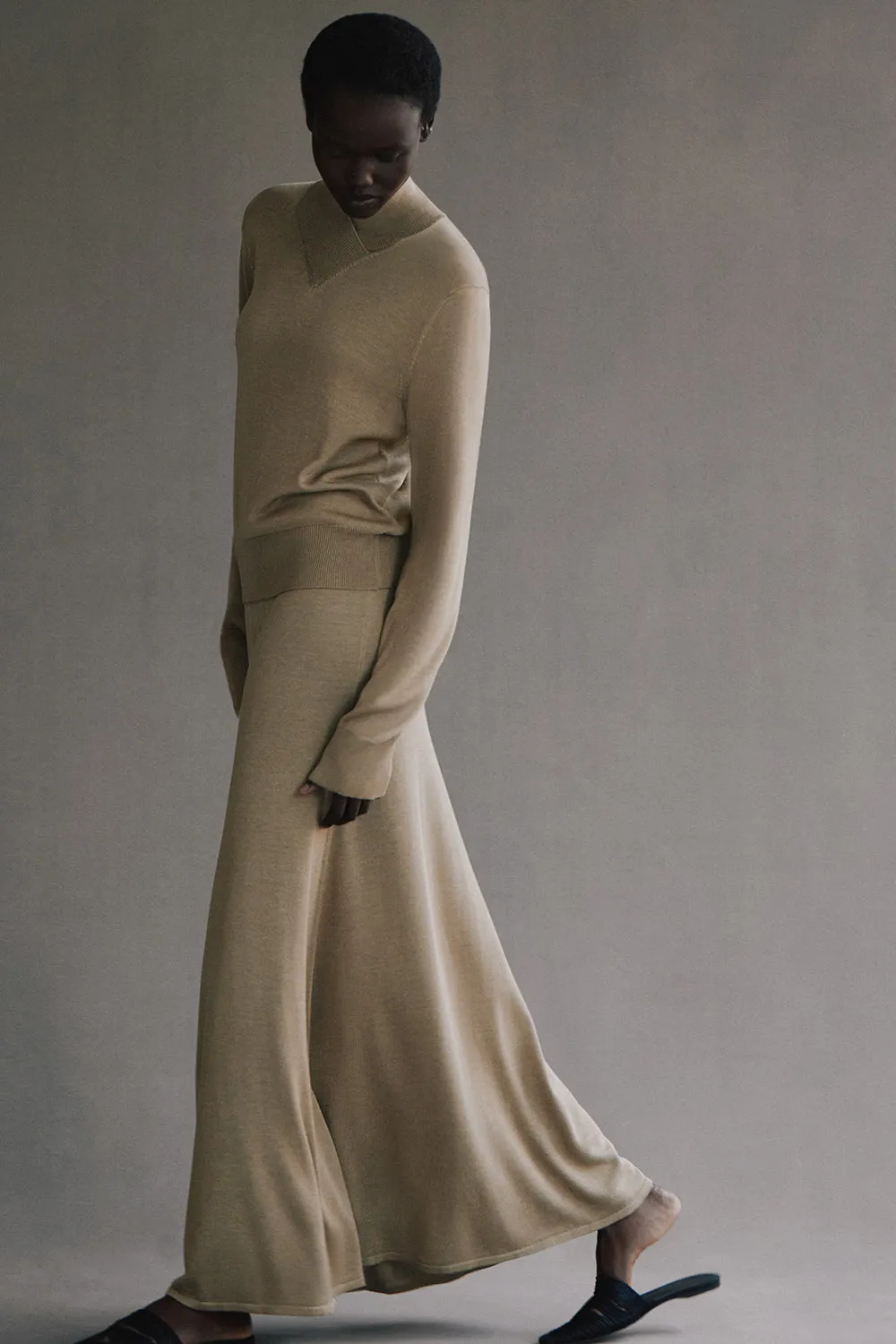 Detta Knitted Jumper Putty sold by TOVE product image thumbnail 2