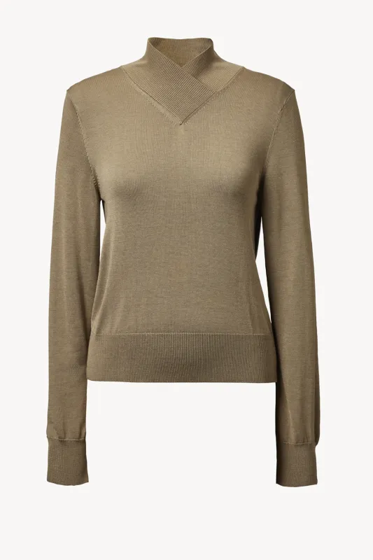 Detta Knitted Jumper Putty made by TOVE