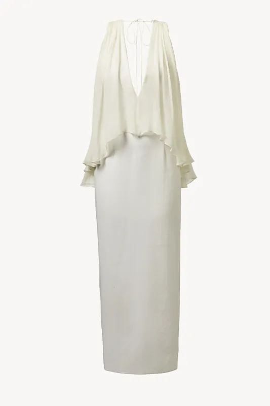 Galina Dress White sold by TOVE