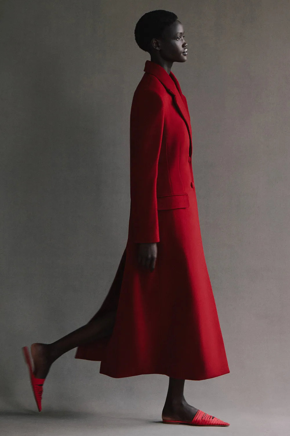 Vonnie Coat Dark Red sold by TOVE product image thumbnail 3