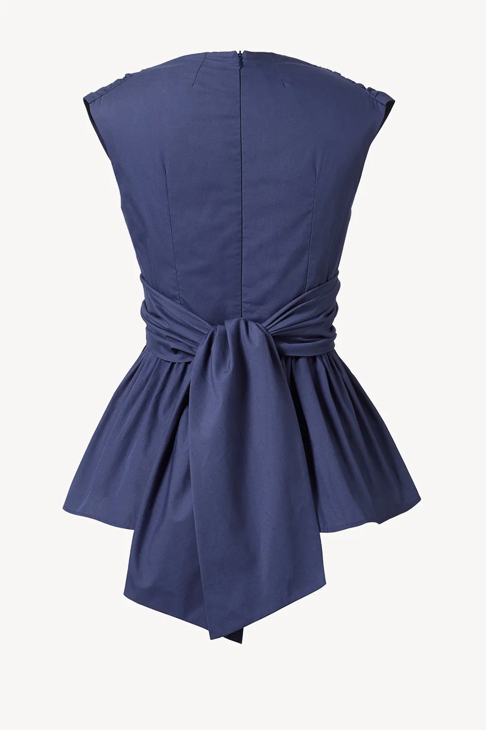 Leila Top Organic Cotton Navy sold by TOVE product image thumbnail 2