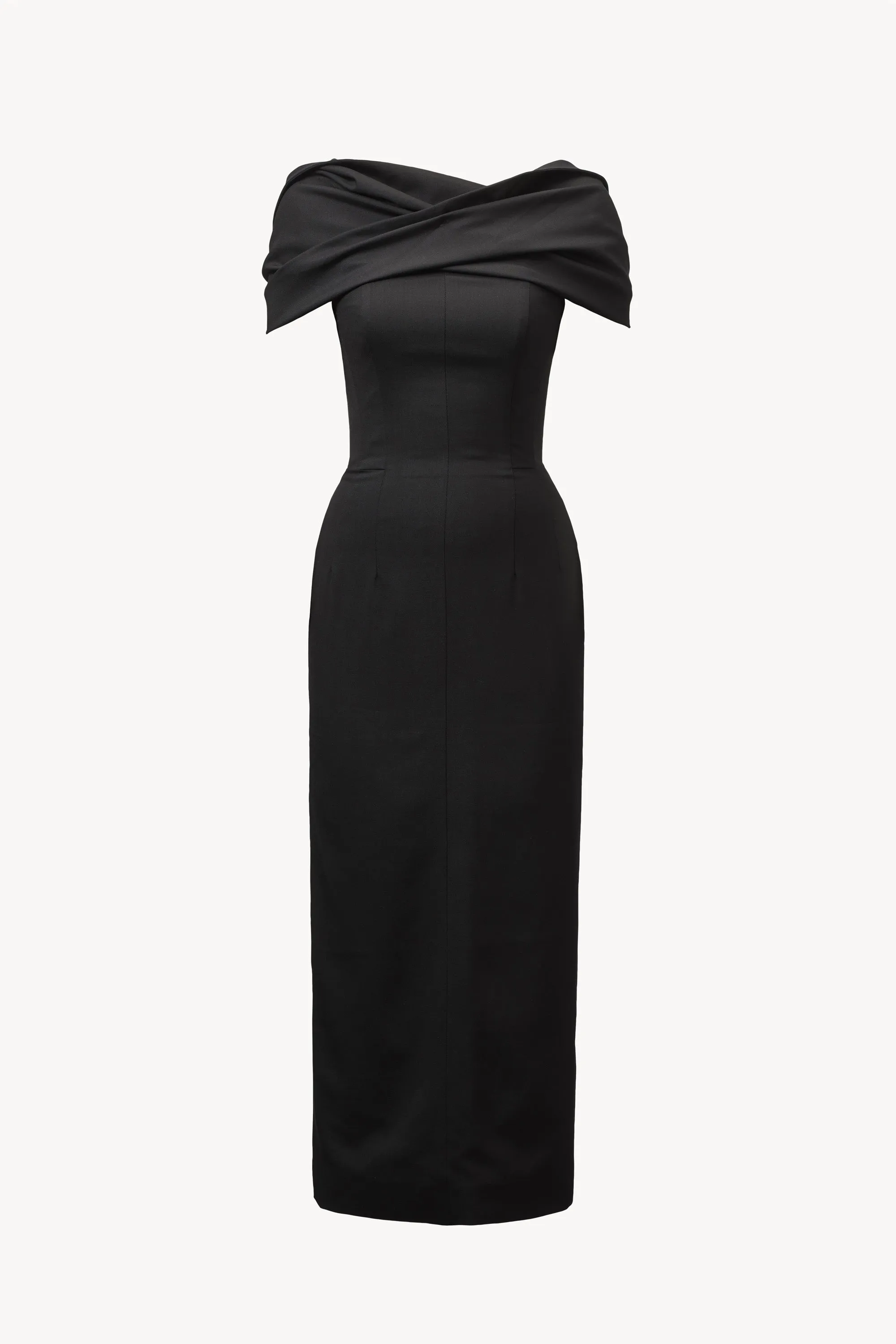 Perrine Dress Black sold by TOVE