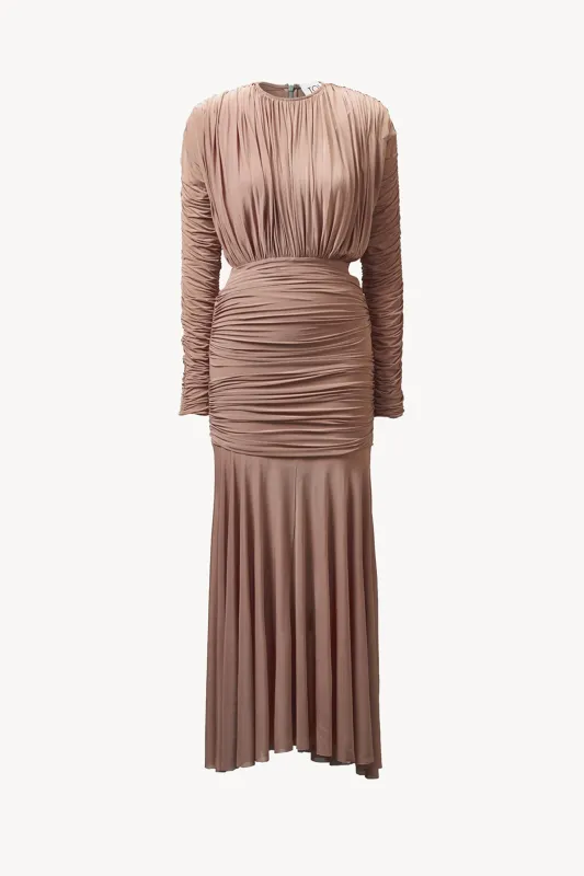 Sorrel Dress Mink sold by TOVE