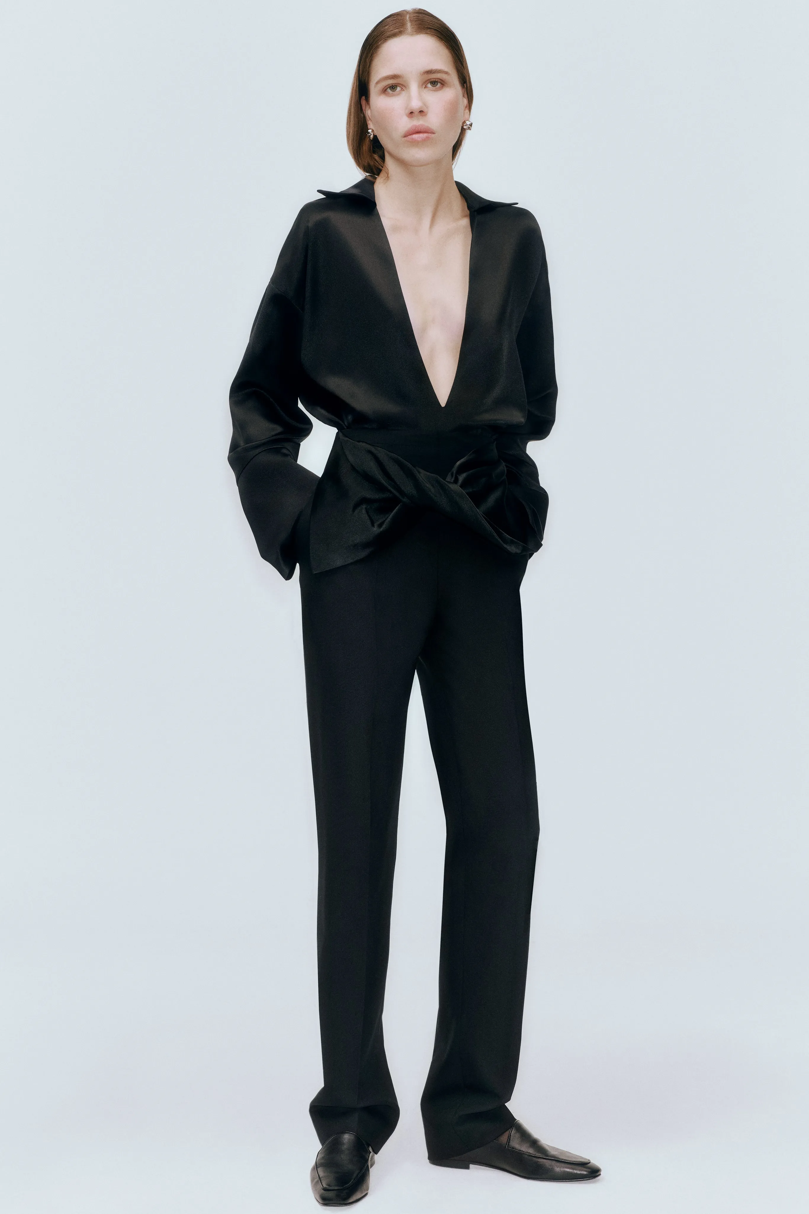 Annabel Trouser Black sold by TOVE