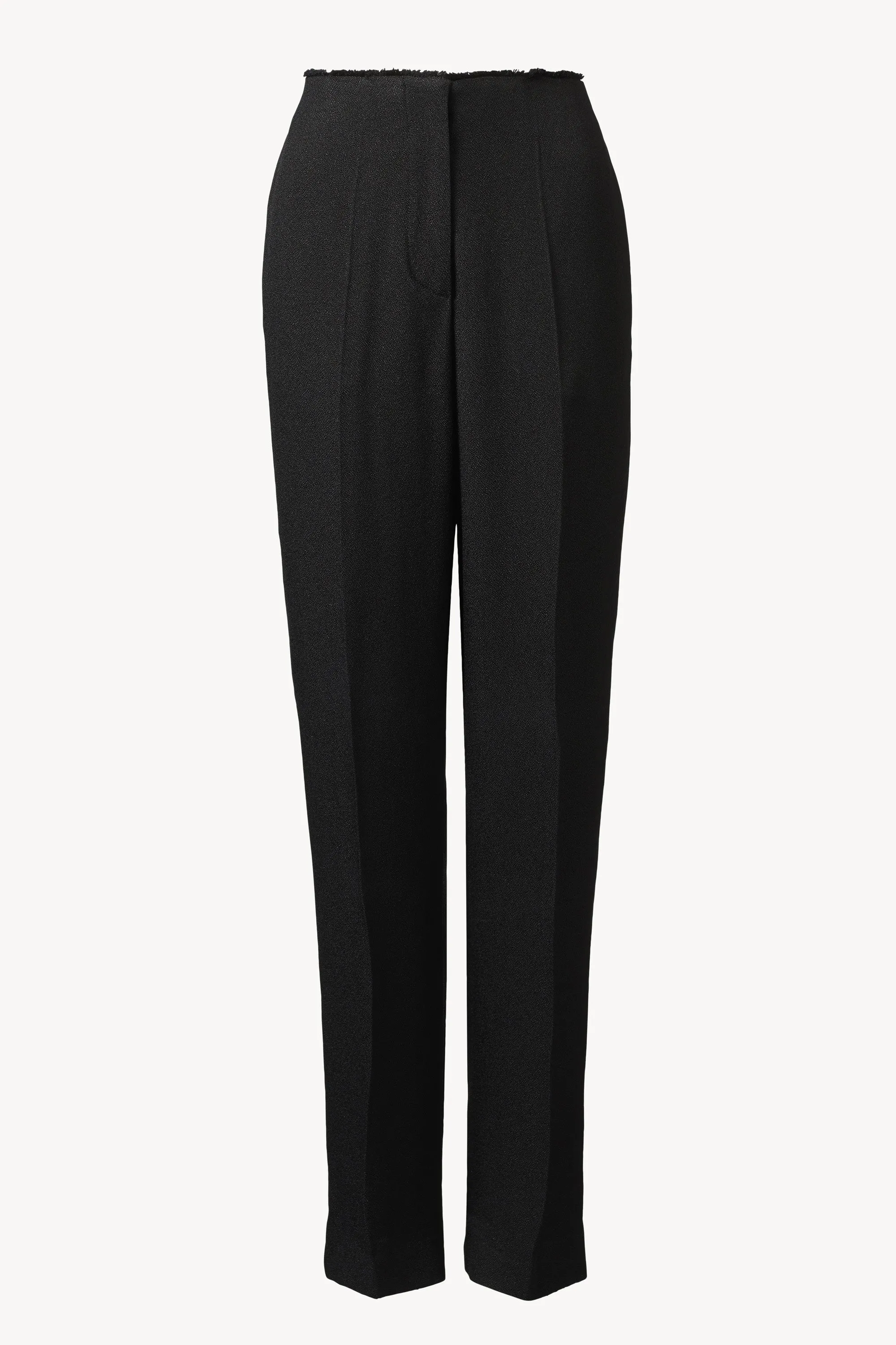 Oran Fray Trim Trouser Black sold by TOVE