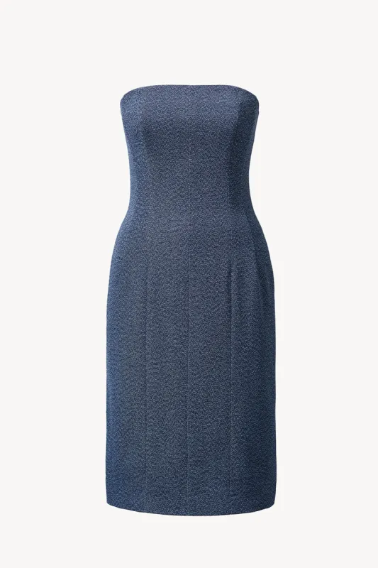 Alba Midi Dress Blue made by TOVE