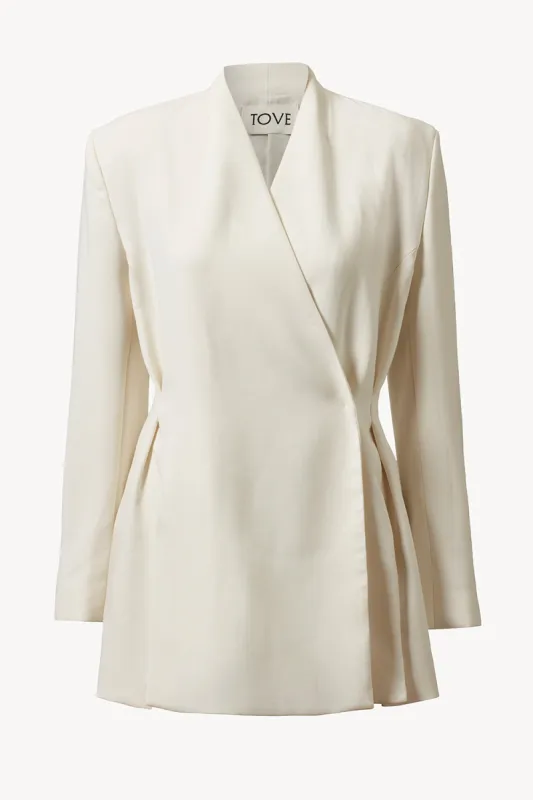 Alder Jacket White sold by TOVE
